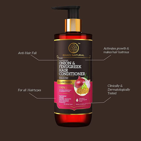 Khadi Natural Onion And Fenugreek Hair Conditioner